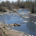 Streambed at the proposed site - upstream location